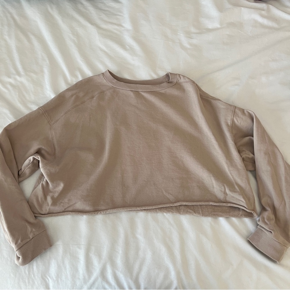ASOS beige crop sweater